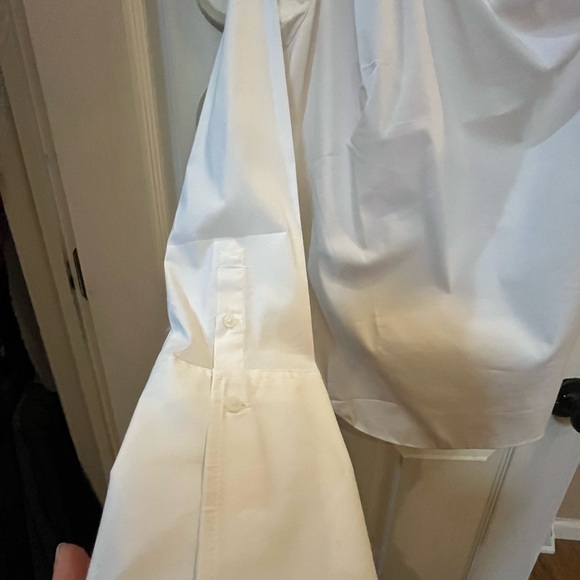 NWT- Banana Republic One Sleeve Folded Collar Blouse - Picture 5 of 10